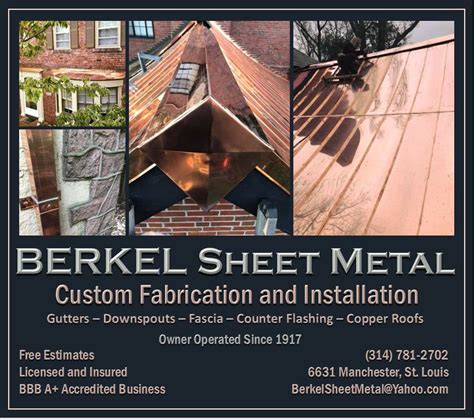 berkel sheet metal st louis|Berkel Sheet Metal Co .